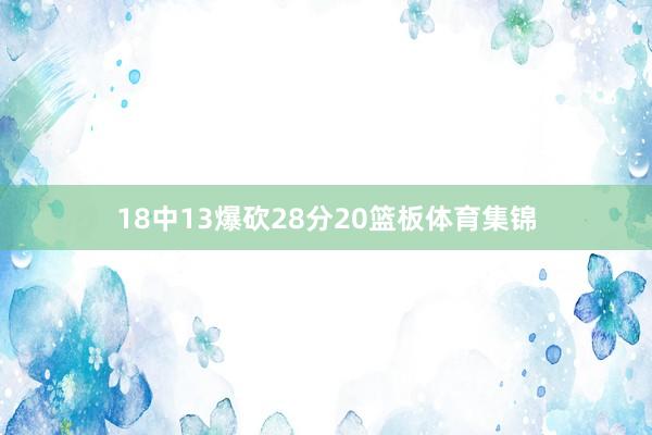 18中13爆砍28分20篮板体育集锦