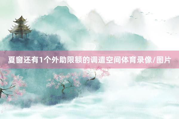 夏窗还有1个外助限额的调遣空间体育录像/图片