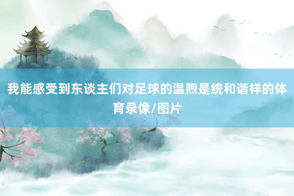 我能感受到东谈主们对足球的温煦是统和谐样的体育录像/图片