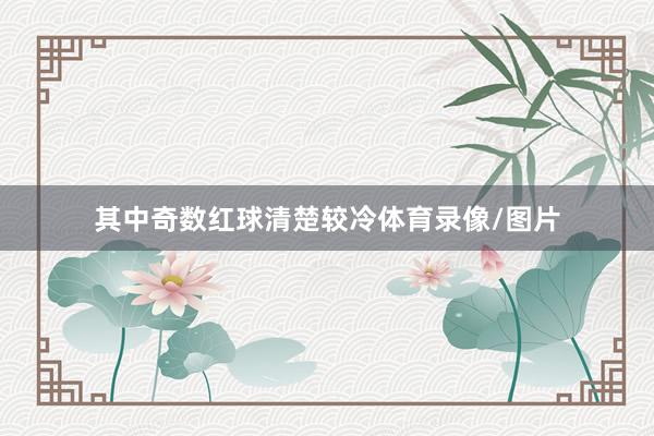 其中奇数红球清楚较冷体育录像/图片