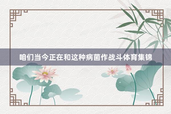 咱们当今正在和这种病菌作战斗体育集锦