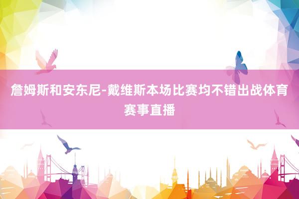 詹姆斯和安东尼-戴维斯本场比赛均不错出战体育赛事直播